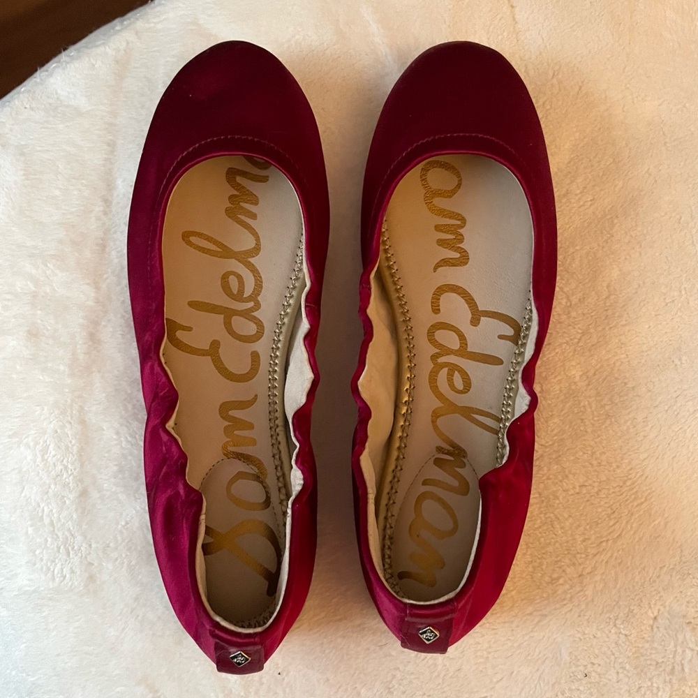 Sam Edelman Ballet Flats - Berry Red